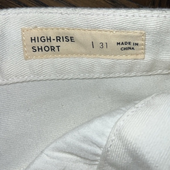 NWT Bullhead Shorts 31 White High Rise Distressed Dandelion Cotton Boho Casual - Picture 10 of 13